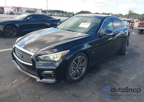 2015 Infiniti Q50 Sport from USA, damaged, VIN JN1BV7AP1FM351308